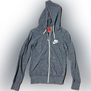 Women’s Nike Gray Zip-Up Hoodie